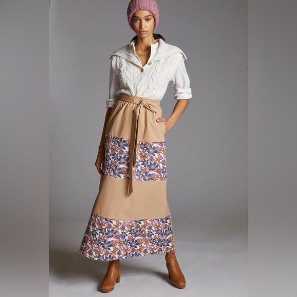 Anthropologie Skirts Anthropologie Sachin & Babi Jacquard Tiered Maxi Skirt - Picture 1 of 7